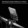 Liga de alumínio de bicicleta quadro fixo suporte de celular bicicleta de equitação carro elétrico a bateria motocicleta suporte de navegação