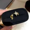 Pulsera de estrella de circonita chapada en oro real de 14k, lujo ligero, moda de alta gama, pulsera exquisita, joyería de diseño nicho