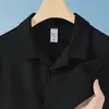 Camisa Polo de Hombre de Algodón Modal Seda de Hielo Manga Corta Camiseta 2026 Nuevo Verano Top de Negocios con Cuello para Hombre