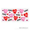 Día de San Valentín amor enfermera Serie Médica Transferencia UV DTF Etiqueta de Cristal Pegatina para Taza desprendible