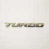 Adesivos de metal de liga de zinco para carros turbo modificados, adesivos para carroceria de carros esportivos, adesivos de decoração de logotipo traseiro de carro