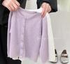 24 novas roupas infantis para meninas casaco de gelo seda proteção solar infantil bebê cor sólida moda malha fina ar condicionado camisa cardigã fino