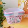 Cesta de gatito de dibujos animados linda cesta portátil para perro Yugui cesta de almacenamiento melody cesta de artículos varios coolomi cesta de baño