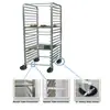 Carrito de Bandejas para Hornear Pasteles Cerrado en Stock, Disponible en 18 o 20 Niveles, Directo del Fabricante, Estante para Hornear de Aleación de Aluminio