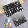 Suministro Transfronterizo de Juegos de Placas de Estampado para Uñas, Plantillas DIY de Transferencia para Uñas, Venta al por Mayor de Fabricantes