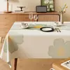 Mantel Estilo Ins Impermeable y a Prueba de Aceite Mantel Sin Lavado Sensación de Lujo Ligero Gama Alta Nuevo 2026 Mantel Rectangular de PVC para Mesa de Café