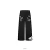 Pantalones de pierna ancha estilo comercio transfronterizo con estampado de la letra 88, pantalones casuales versátiles para hombre, sensación relajada, diseño de graffiti para mujer, estilo americano