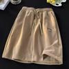 Shorts esportivos casuais masculinos, estilo americano, retrô, de rua, soltos, de cinco pontas, para todos os estilos, de marca da moda, calças de praia da moda
