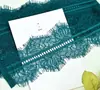 Tela de Borde de Encaje de pestañas de Doble Cara de 3 m de Largo para Decoración de Escote de Vestido, Borde de Encaje Bordado Hueco