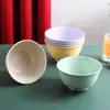 Tigela para Macarrão Instantâneo de Palha de Trigo Tigela de Arroz Doméstica Padrão Redondo Tigela Grande Tigela de Salada Japonesa Tigela Pública Tigela de Ramen Tigela de Sopa Comercial