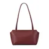 Bolsa Feminina de Couro Genuíno 2026 Novo Modelo Bolsa Boston de Couro de Bezerro de Primeira Camada Bolsa de Ombro Feminina Elegante e Estilosa Atacado