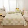 Juego de Sábanas de Tres Piezas Estilo Girly de Satén y Tela Gruesa Cardada con Encaje Juego de Ropa de Cama Clásico Nuevo Primavera y Verano 2026