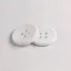 Botones tipo cuenco en stock para abrigos, chaquetas, camisas redondas, cárdigans, botones cóncavos de dos y cuatro agujeros, botones de resina