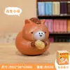 Gato de Desenho Animado Chocalho Estação de Trabalho de Escritório Descompressão Enfeites de Gatinho Gato da Sorte Decoração de Mesa Boneca Presente