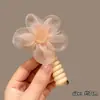 Anillo para el Cabello de Gasa de Lujo Ligero Girasol Bola para Coleta Cuerda Elástica para la Cabeza Cuerda Elástica Alta Goma para el Cabello Goma para el Cabello Adorno para la Cabeza