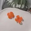 Zhen Tu Otoño/Invierno Nuevo Acrílico Degradado Flor de Cuatro Pétalos Pétalo Accesorios DIY Hecho a Mano Estilo Antiguo Hanfu Pasador de Pelo