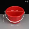 Venta al por mayor de fábrica Cubo pequeño de plástico rojo Cubo para fresas Cesta para recolectar Fresas Cubo de playa Cubo blanco para mezclar pintura Cubo pequeño Cubo para transportar agua