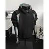 Sudadera Resistente Estilo Étnico para Hombre 2025 Primavera y Otoño Nuevo Diseño de Color Contrastante Sudadera con Capucha Rígida Pesada