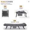 Reclinable al por mayor para exteriores, camping, cama plegable sencilla, cama acompañante, cama individual, oficina, siesta, cama de campamento
