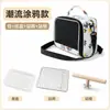 Bolsa transpirable de malla engrosada desmontable para loros, bolsa plegable portátil para hombro y cruzada para periquitos, agapornis y cotorras sol