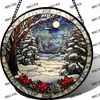 Adornos Colgantes Decorativos de Vidrio de Color Transfronterizos, Decoraciones para Paredes y Ventanas, Captadores de Luz, Regalos para el Día de la Madre, Regalos de Cumpleaños