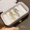 Anillo Abierto de Moda con Cruz de Zirconia Estilo Retro Europeo y Americano Personalidad Minimalista Anillo para Dedo Índice Joyería de Lujo Ligero de Alta Gama para Mujeres