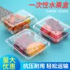Caja de Embalaje para Fresas 1000g Caja Transparente Desechable para Frutas Caja de Embalaje de Plástico 1.0kg Cajas de Conservación para Frutas y Verduras