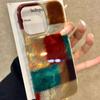 Funda Protectora para Teléfono Móvil Apple Linda Remolino Carcasa para Teléfono Móvil Magnética Degradada Funda para Teléfono Móvil Apple Doble Capa Imd