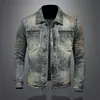 Chaqueta de Mezclilla Casual para Hombre 2026 Nueva Estilo Callejero Retro Chaqueta de Motociclista Versátil Nicho Estilo Coreano Primavera y Otoño Tendencia