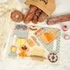 Bloques de Construcción con Forma de Hielo de Paleta Helada de Helado de Simulación de Madera para Niños Rompecabezas Cognitivo Cocina Juguetes para Niños y Niñas
