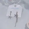 Colección de Pendientes de Hueso de Titanio Estilo Coreano, Pendientes de Lujo Ligero con Lazo para Mujer, Accesorios Sencillos para Orejas con Pasador de Plata S925