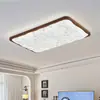 2025 Novo Estilo Estético da Dinastia Song Lâmpada de Teto para Sala de Estar, Estilo Antigo Proteção para os Olhos Quarto Estudo Restaurante Lâmpada de Teto Cor Nogueira