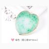Paleta de unhas ágata mármore vidro japonês criativo mesa anel concha cristal paleta de unhas