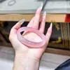 Pulsera de Ágata Natural de Alta Calidad para Mujer, Pulsera de Calcedonia Blanca Luna Semitransparente, Alta Transparencia de Hielo, Jade de Caja de Regalo Tipo Hielo