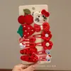 Gran Venta Otoño e Invierno Pasador para el Cabello Niños Dibujos Animados Kuromi Pasador para el Cabello Niña Pequeña Lazo Flequillo Pinza BB Accesorios para la Cabeza de Bebé