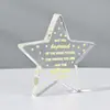Adornos de Escritorio de Ángel Acrílico Personalizados Transfronterizos para el Día de la Madre, Día del Padre, Halloween, Decoraciones Navideñas, Adornos de Regalo