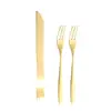 Cuchillo y Tenedor para Pastel de Luna de Acero Inoxidable, Tenedor de Fruta, Vajilla, Tenedor para Pastel de Cumpleaños, Tenedor de Postre, Juego de Tenedores para Pastel de Luna, Logo Impreso