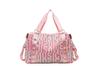 Bolsa de Viaje Portátil de Gran Capacidad para Fitness para Mujeres, Bolso de Equipaje Ligero y Moderno para Viajes de Corta Distancia para Hombres, Bolsa de Almacenamiento de Mano para Viajes de Negocios