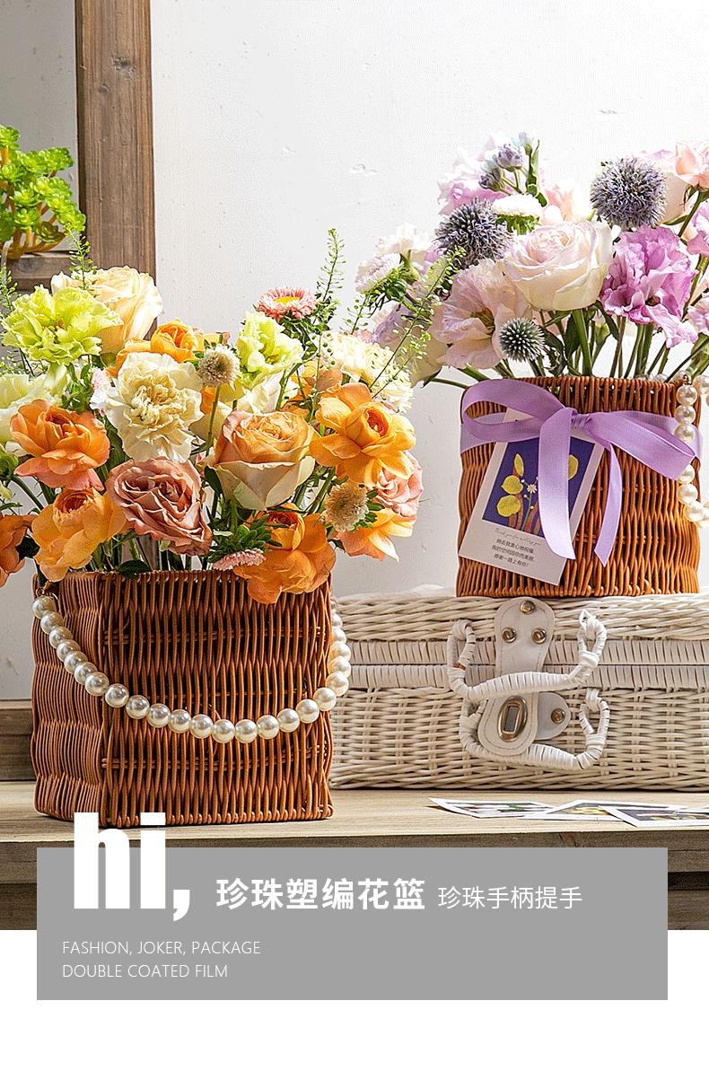 珍珠塑编花篮---臻爱花艺_01.gif