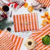 Papel de Seda Rayado Naranja Wx398 17g Papel de Regalo Dulces a Prueba de Humedad Tira de Papel Decorativo Papel Perlado