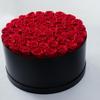 Balde Abraço de Flores Eternas Presente Dia das Mães Caixa Quadrada de 4 Peças Rosas Eternas Mais Vendido Corrimão de Escada Decoração de Casamento