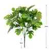Plantas pequeñas artificiales de hoja de tortuga de plástico, plantas acuáticas artificiales, plantas verdes, eucalipto, helechos, pasto persa, plantas artificiales, flores de plástico, transfronterizo
