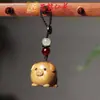 Sândalo Dourado Nova Versão dos Doze Signos do Zodíaco Pingente para Celular Pingente de Madeira para Bolsa Chaveiro Argola Lembrancinha