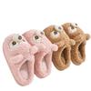 Pantuflas de Algodón para Mujer, Lindas Pantuflas de Casa Antideslizantes de Felpa Cálida para Pareja de Dibujos Animados de Otoño e Invierno, Venta al por Mayor de Invierno