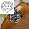Bolsa de la Suerte Vintage Colgante de Plata para Mujer Plata de Ley 999 Colgante Personalizado de Carpa Collar Largo Dragón y Fénix Auspicioso Bolsa de Dinero Hueca
