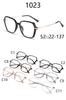Montura de gafas TR90 de celebridades de Internet, moda juvenil, personalidad, gafas sencillas, cara sencilla, comercio exterior transfronterizo, decoración elegante 1023