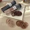 Cuerda de Amarre para el Cabello de Goma sin Costuras para Mujer, Anillo para el Cabello de Alta Elasticidad y Durabilidad, Sin Daño al Cabello, Artefacto Fijo para Cola de Caballo Alta, Cuerda para el Cabello de Bola
