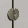 Manija de Puerta de Madera Maciza de Hotel de Alta Gama Manija de Puerta Corredera de Salón de Banquetes Club Diseño de Tallado de Lujo Ligero Manija de Estilo Minimalista