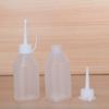 Botella dosificadora industrial botella de agua de plástico 100ML olla dosificadora puntiaguda engrosada con tapa pequeña aceitera