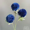 Flores Artificiais Azuis para Casamento Flores Falsas de Teto Decoração de Casamento Parede de Flores Arranjo de Flores de Chão para Casamento Materiais para Arranjo de Flores de Seda